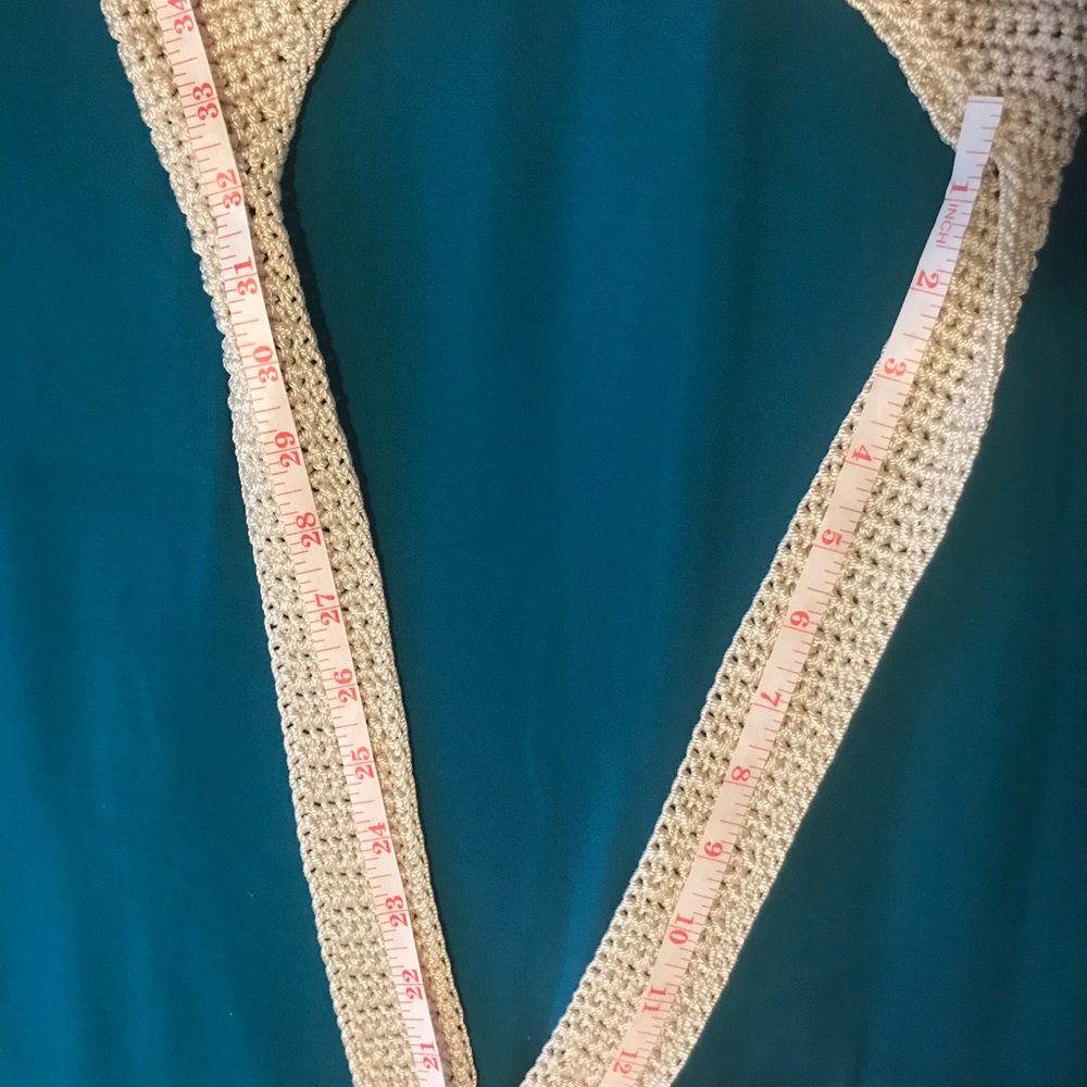 The SAK Original Crochet Hobo Bag Cream colored - Picture 9 of 14
